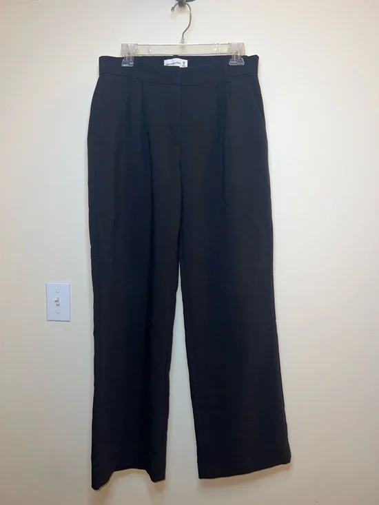 Abercrombie & Fitch Black Wide Leg Pants - Picture 1 of 10